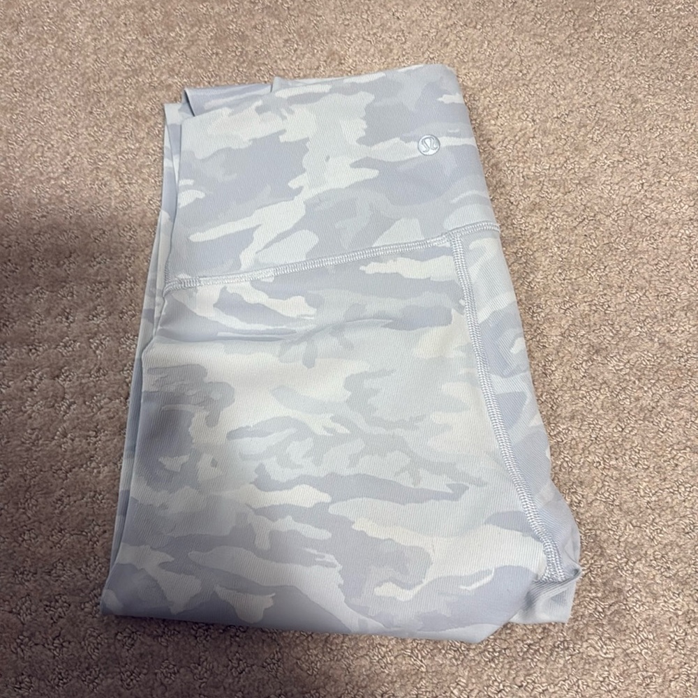 Lululemon white camo align leggings